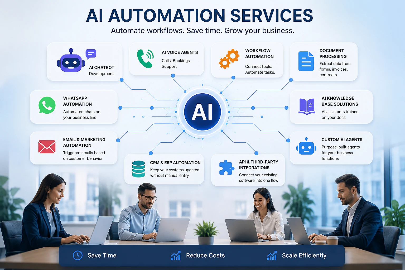 AI automation services for business workflow and process automation